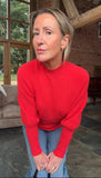 Red Bishop Sleeve Jumper