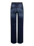 Madison Dark Blue High Waist Wide Leg Jeans