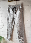 Silver Coated Joggers