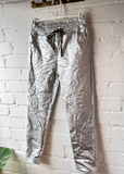 Silver Coated Joggers