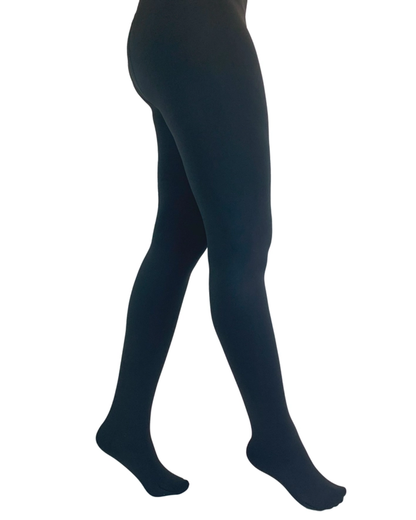Black Fleece Lined Tights