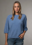 Navy Half Sleeve Jumper