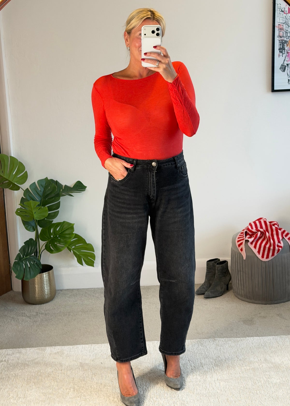 Cashmere Blend L/Sleeve Layering Top | 12 Colours