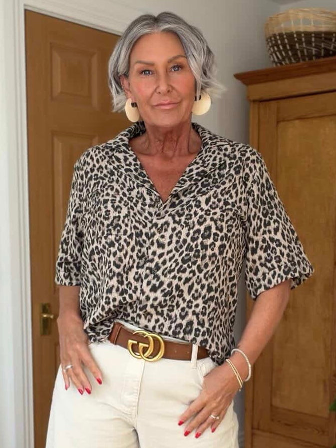 Classic Leopard S/Sleeve Blouse