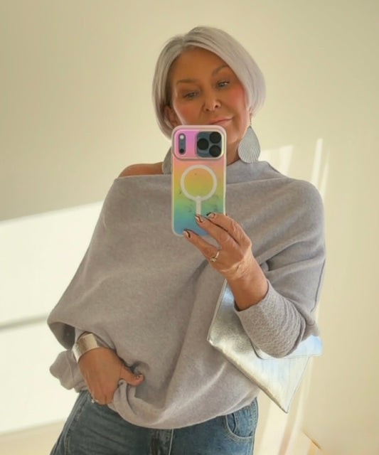 Asymmetric Batwing Jumper | Lots of Colours