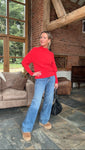 Red Bishop Sleeve Jumper