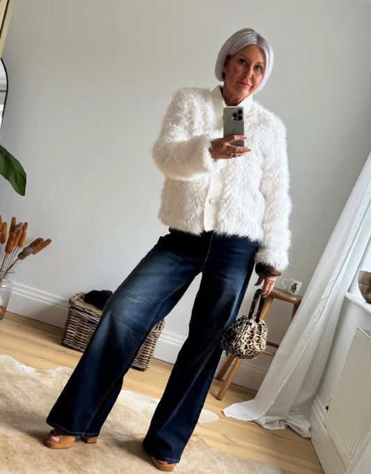 Faux Fur Cardigan
