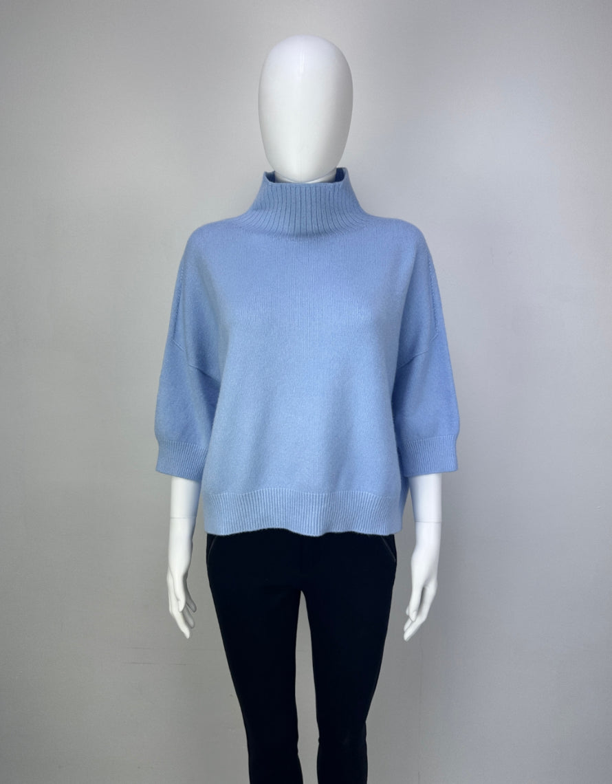 Latte Turtleneck 3/4 Sleeve Jumper
