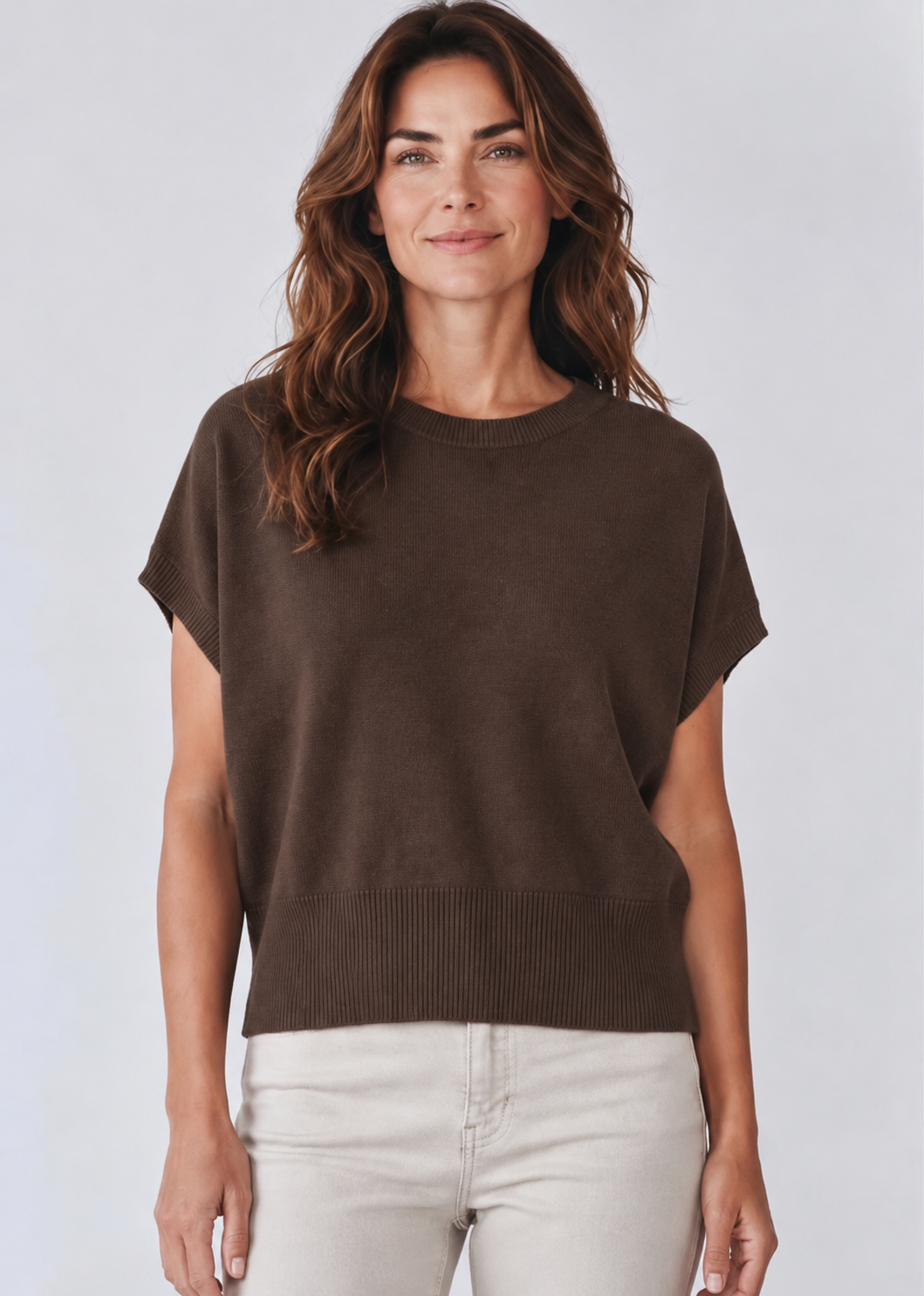 Cobalt S/Sleeve Batwing Jumper