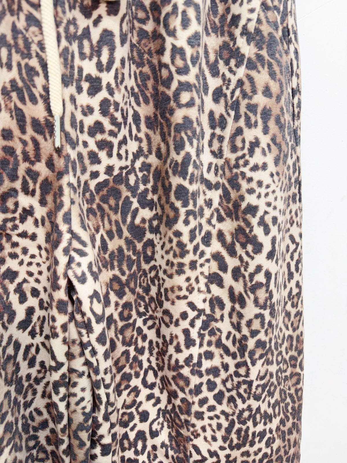 Small Leopard Print Barrel Joggers