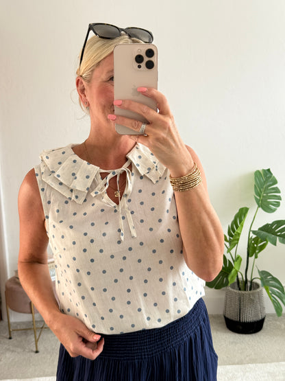 Navy Stripe Palazzo Culottes