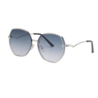 MAUI Brown Hexagonal Sunglasses
