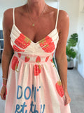 Bon Voyage Strappy Contrast Back Midi Dress