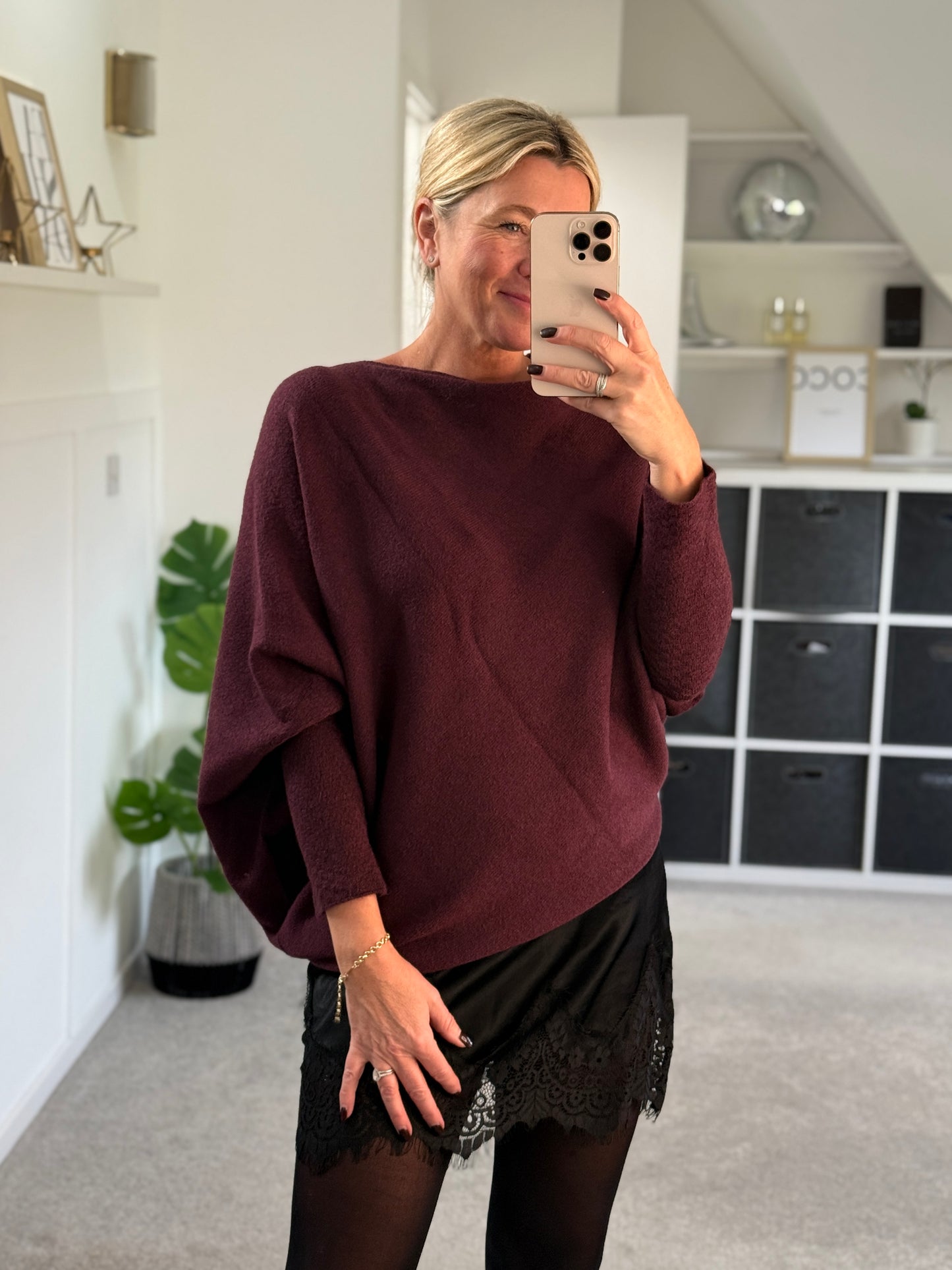 Asymmetric Batwing Jumper | Lots of Colours