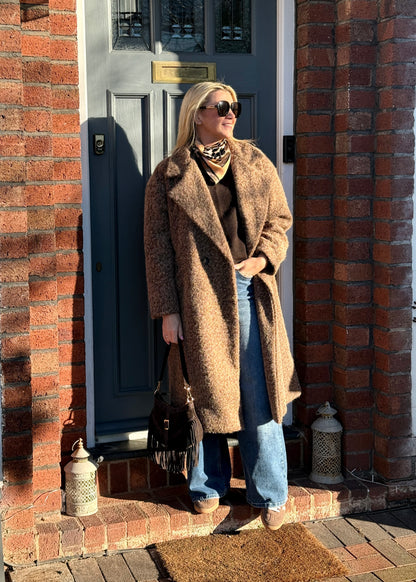 Dark Chocolate Turtleneck 3/4 Sleeve Jumper