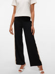 Berlin Black Panel Wide Leg Trousers