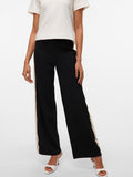 Berlin Black Panel Wide Leg Trousers