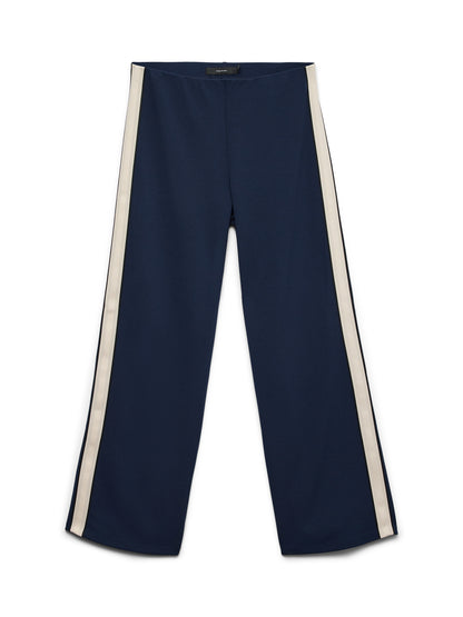 Berlin Navy Panel Wide Leg Trousers