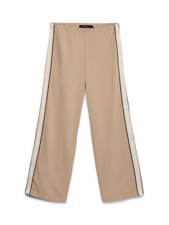 Berlin Mink Panel Wide Leg Trousers