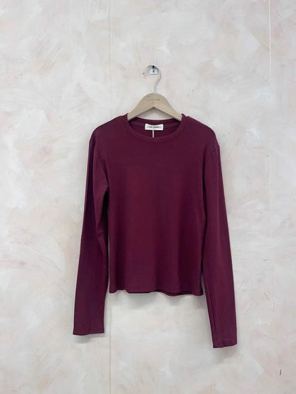 Chocolate Cotton L/Sleeve T-Shirt