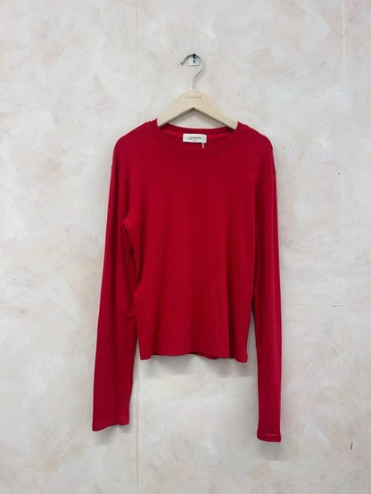 Chocolate Cotton L/Sleeve T-Shirt
