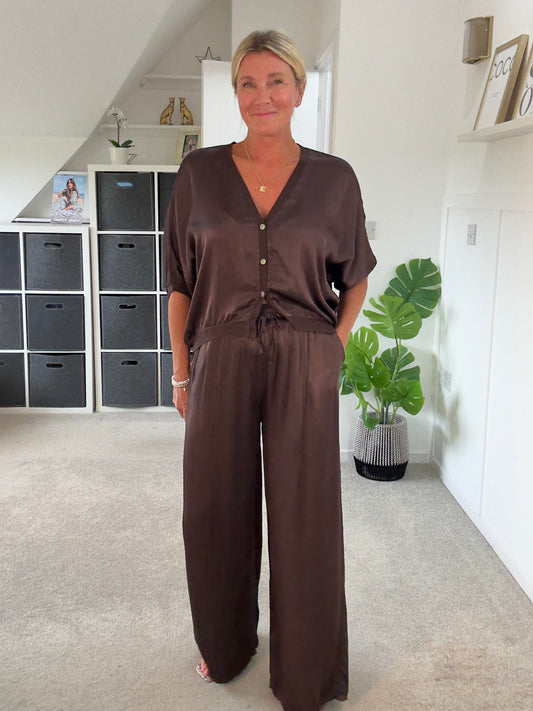Giletta Chocolate Cardi/Jacket