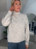 Grey High Neck Cosy Jumper