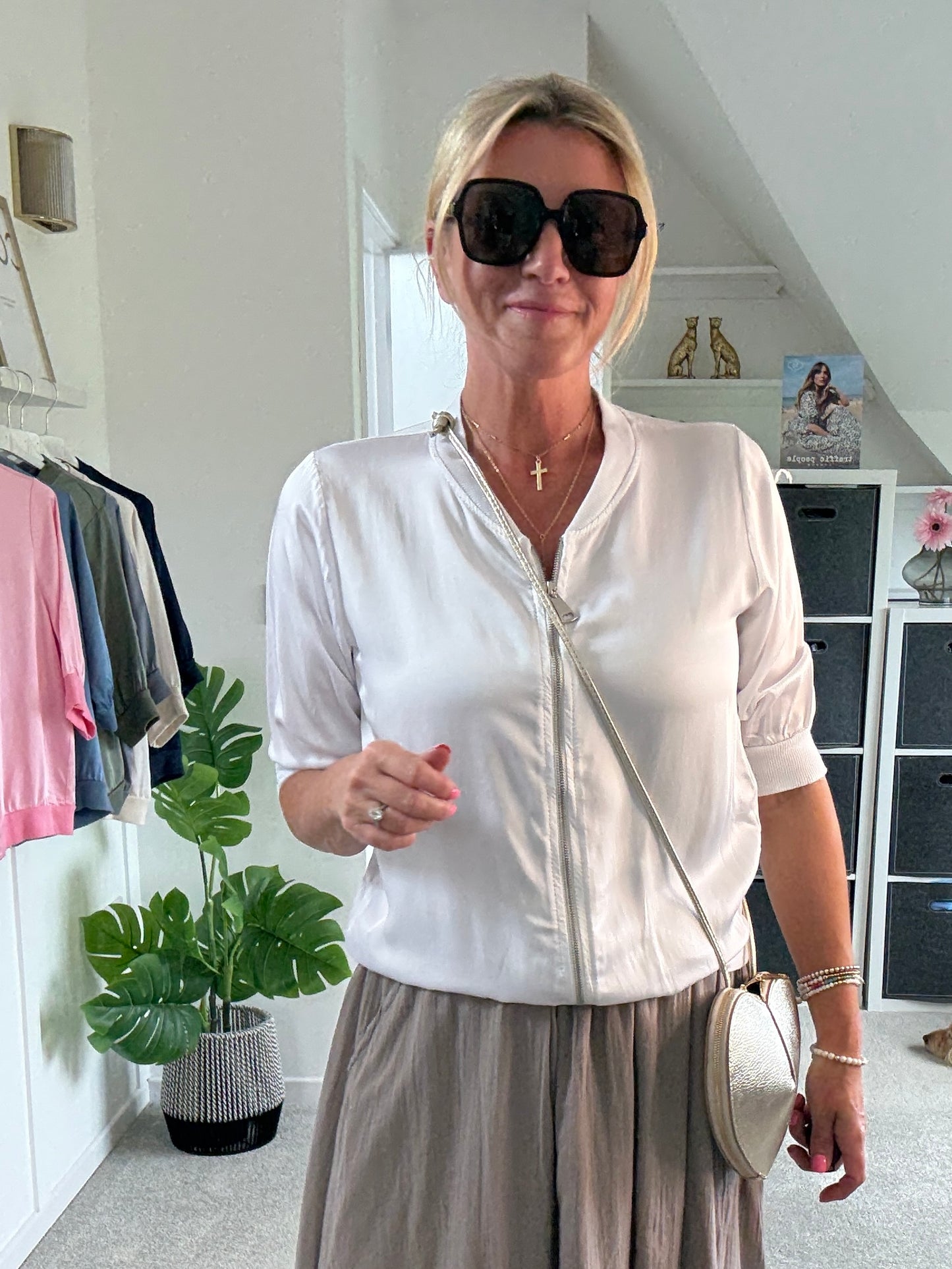 Mocha Cotton Pocket Maxi Skirt