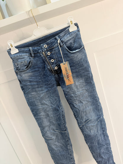 Melly & Co 4 Button Denim Jeans