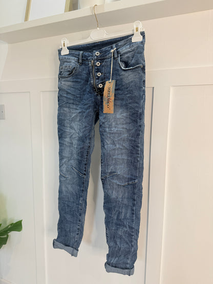 Melly & Co 4 Button Denim Jeans