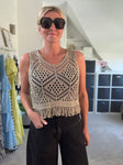 Gold Crochet Bella Top