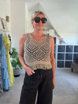 Gold Crochet Bella Top