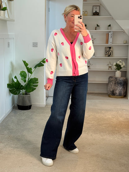 Strawberry Cardigan