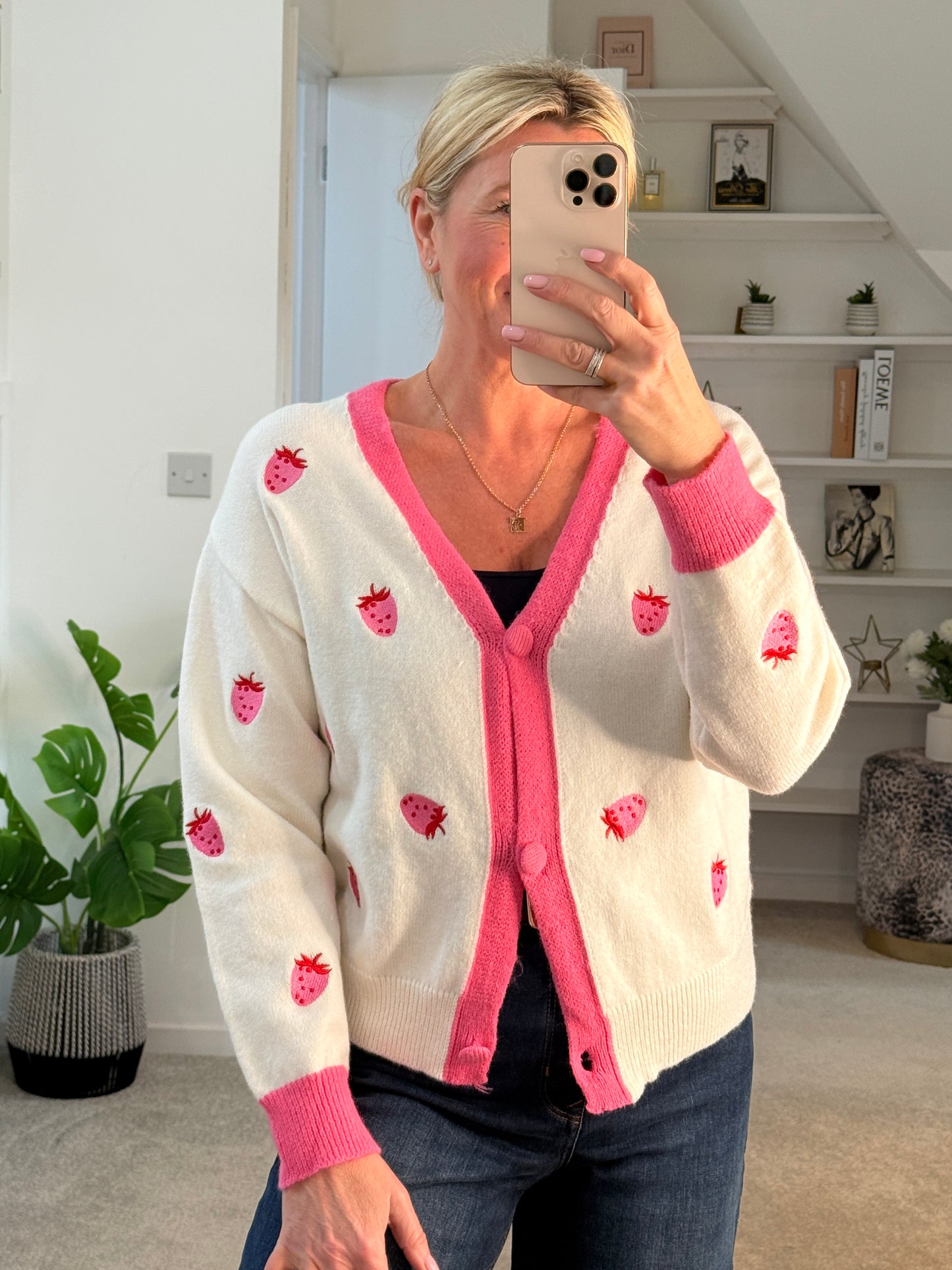 Strawberry Cardigan