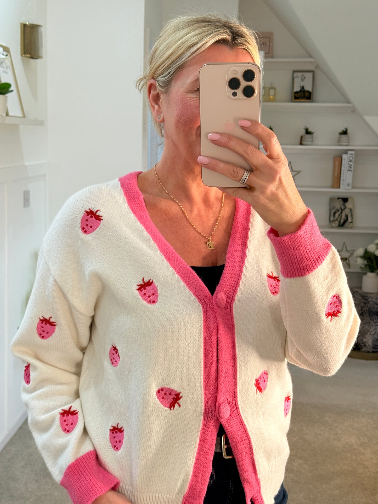 Strawberry Cardigan