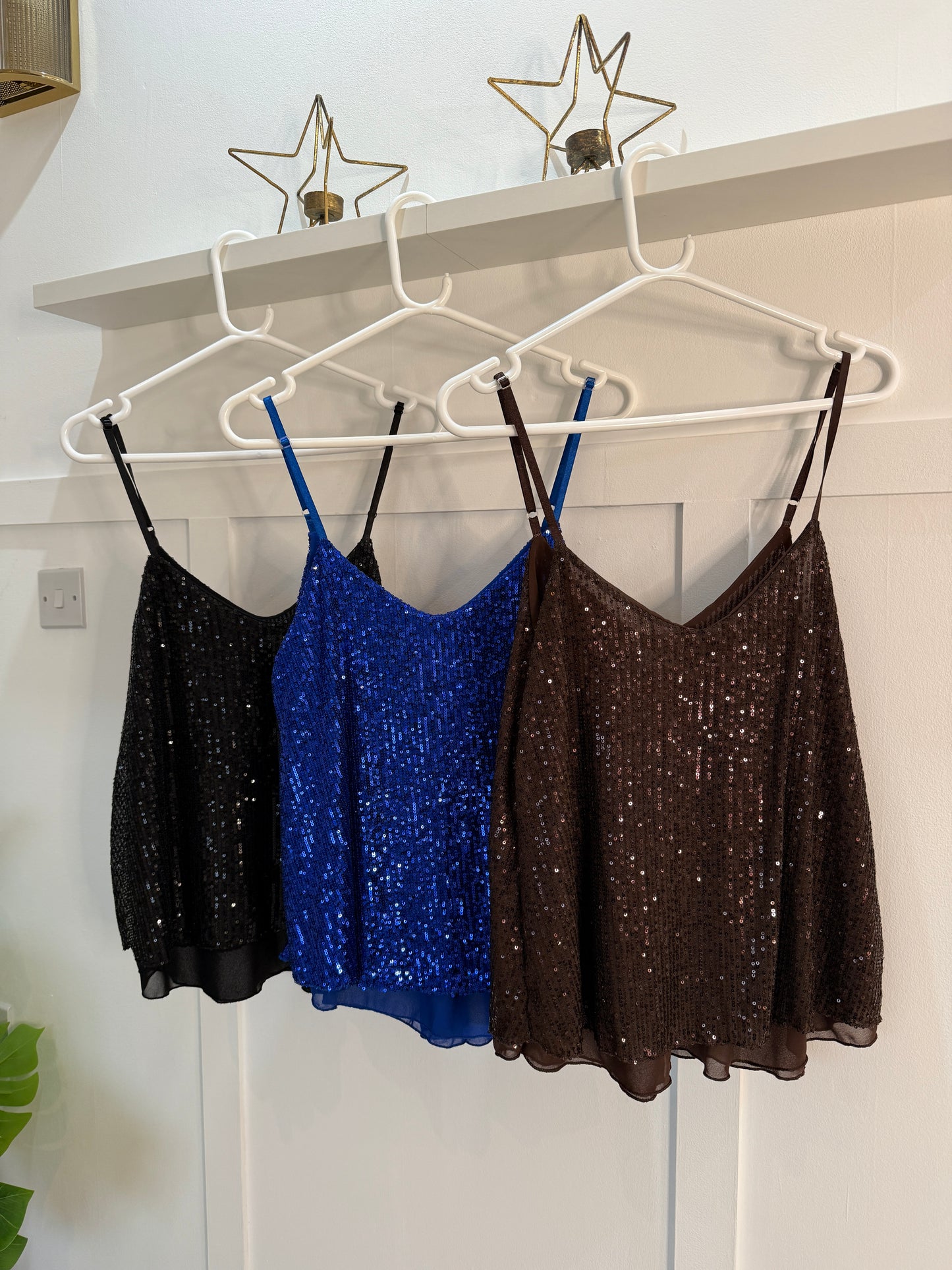 Cobalt Sequin Cami