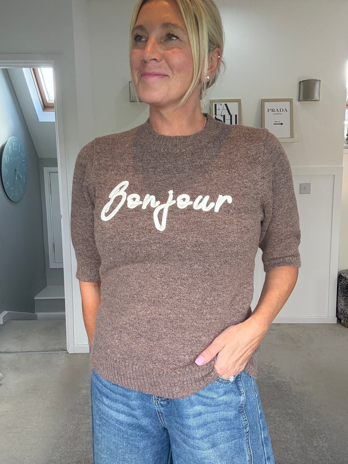 Bonjour Short Sleeve Jumper