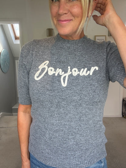 Bonjour Short Sleeve Jumper