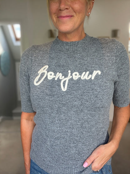 Bonjour Short Sleeve Jumper