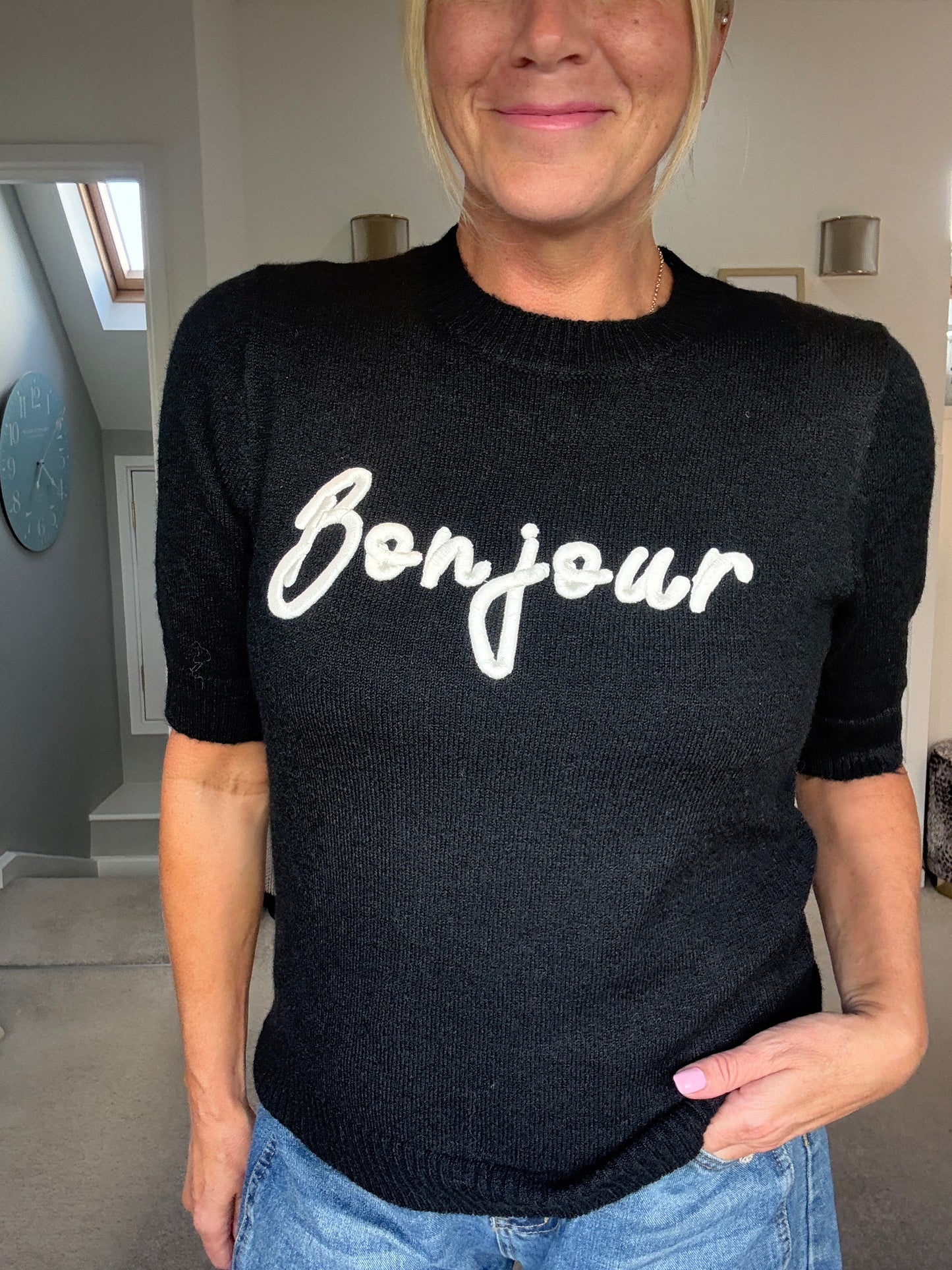 Bonjour Short Sleeve Jumper