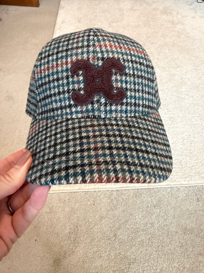 Beige Heritage Check Embroidered Baseball Cap