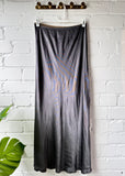 Charcoal Grey Satin Slip Skirt