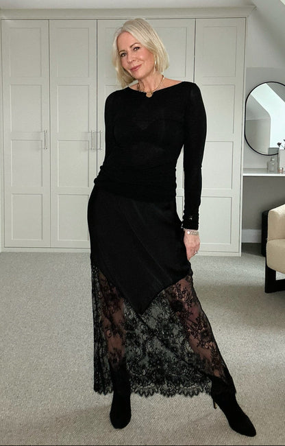 Cashmere Blend L/Sleeve Layering Top