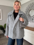 Grey Textured Jacket