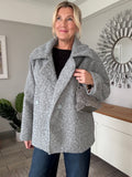 Grey Textured Jacket