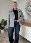 Grey Textured Jacket