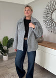 Grey Textured Jacket