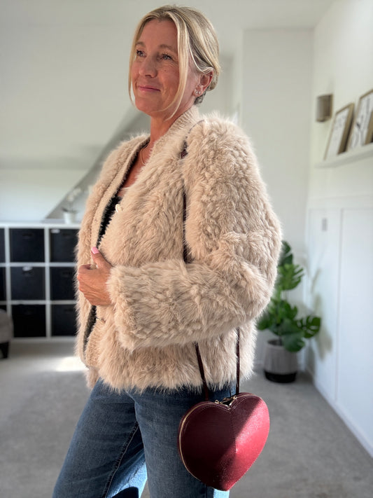 Faux Fur Cardigan