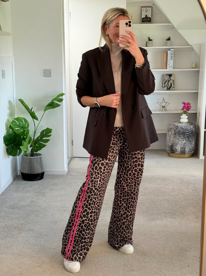 Beige Turtleneck 3/4 Sleeve Jumper