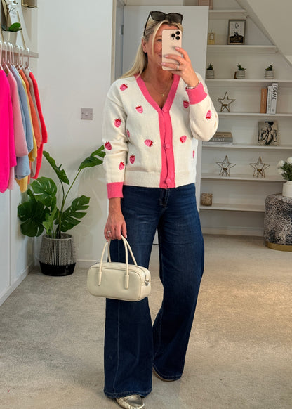 Strawberry Cardigan